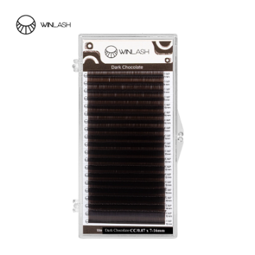 پالت مژه شکلاتی تیره Dark Chocolate وینلش (Winlash)-وینلش